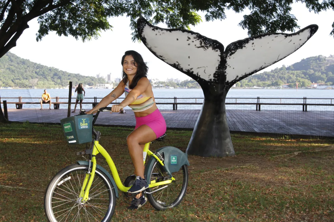 Imagem ilustrativa da imagem Passear de bicicleta é conhecer Vitória