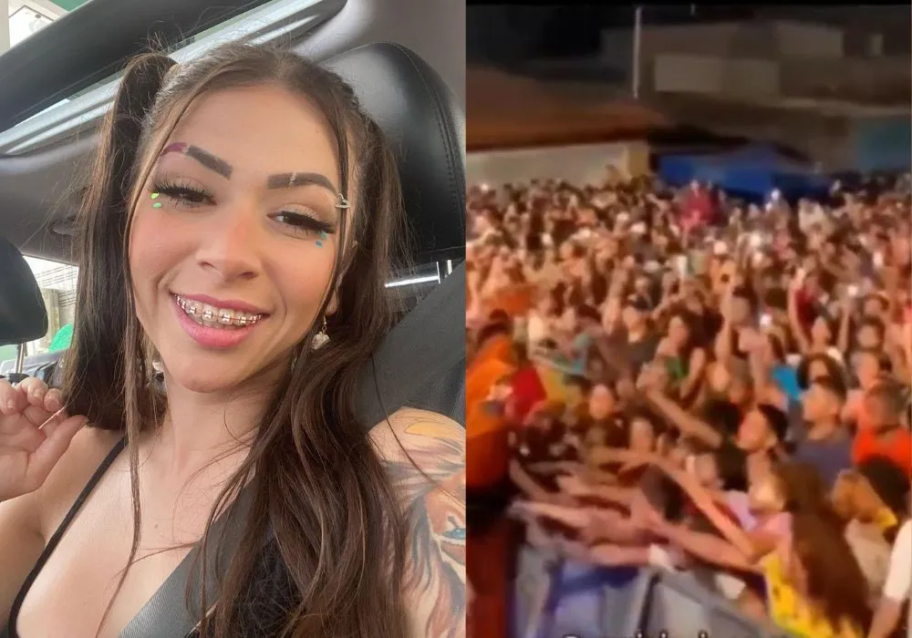 Imagem ilustrativa da imagem VÍDEO | Pipokinha canta músicas de cunho sexual em show lotado de crianças