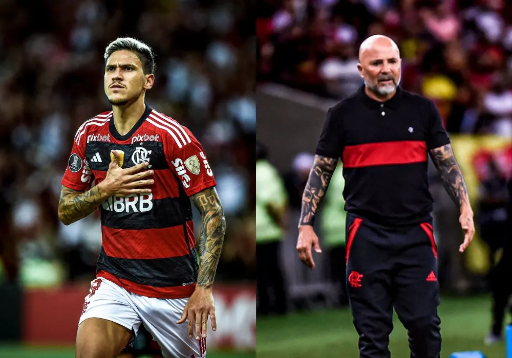 Imagem ilustrativa da imagem Libertadores: Pedro decide, Sampaoli brilha e Flamengo vence Ñublense