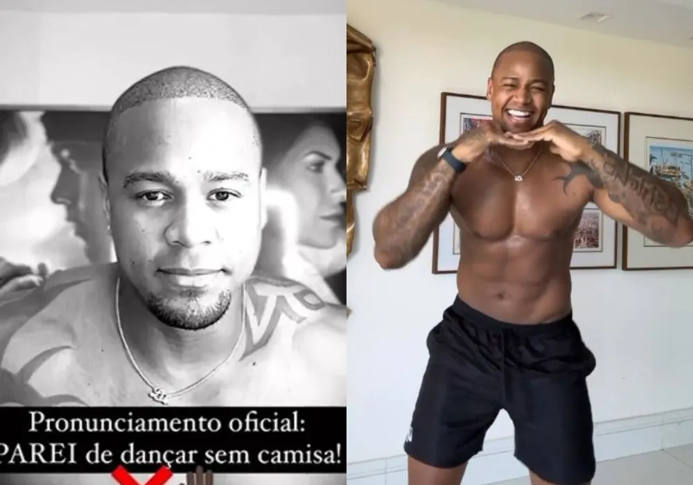 Imagem ilustrativa da imagem VÍDEO | Após abaixo-assinado, Léo Santana volta a dançar sem camisa