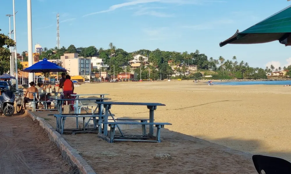 Imagem ilustrativa da imagem Praia de Meaípe já tem novo visual após obras de expansão