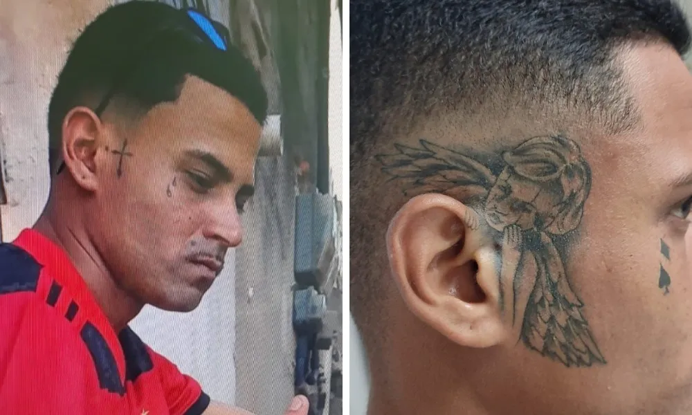 Imagem ilustrativa da imagem Suspeito de tentar matar homem na Serra muda tatuagem para enganar policiais