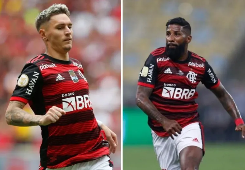 Varela e Rodinei: atual e ex lateral direito do Flamengo