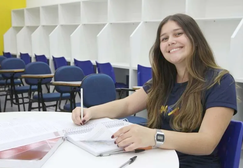 Carolina Brasil Fontes está com a expectativa alta para cursar Medicina.