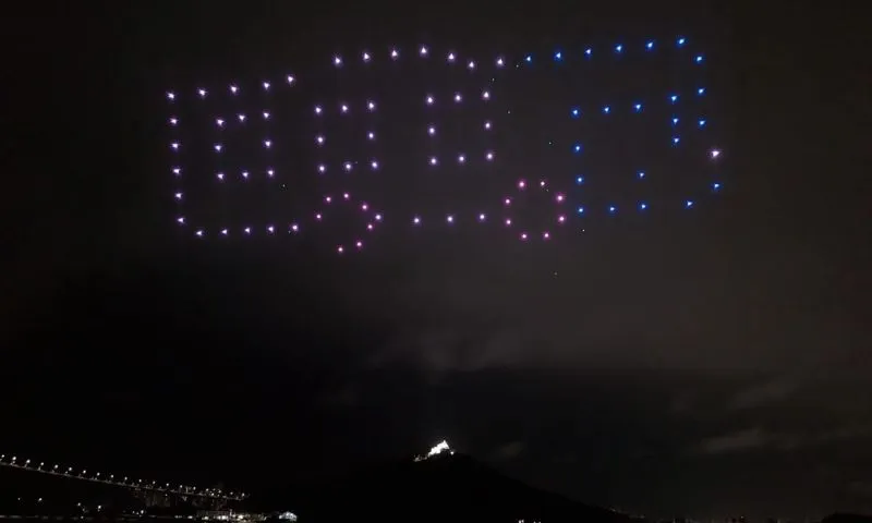 Imagem ilustrativa da imagem "+ Vida", bicicleta, Transcol... o show dos drones no céu capixaba