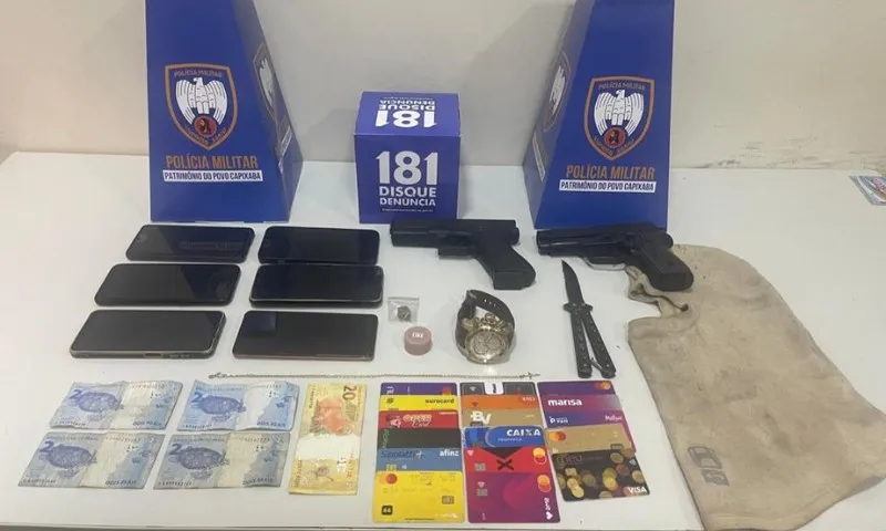 Imagem ilustrativa da imagem Cinco pessoas detidas e mais de R$ 8 mil apreendidos pela polícia em Guarapari