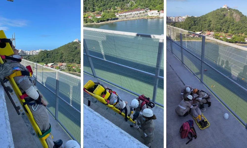 Imagem ilustrativa da imagem Conheça o plano para resgate de ciclistas na Terceira Ponte