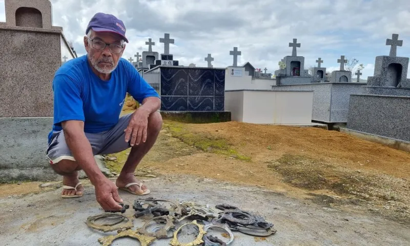 Imagem ilustrativa da imagem Invasão, roubo e vandalismo em cemitérios de Anchieta