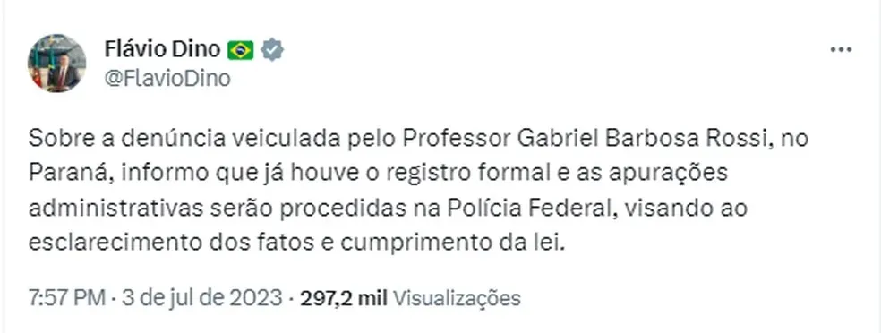 Imagem ilustrativa da imagem PF investiga delegado que agrediu professor do filho em escola