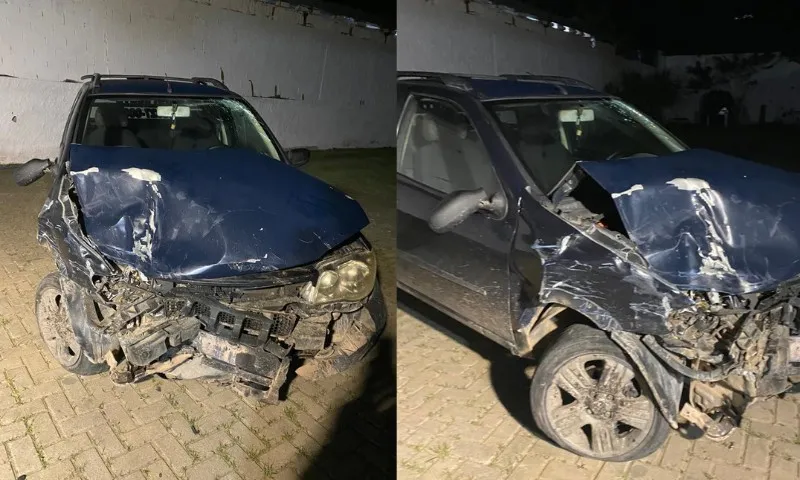 Imagem ilustrativa da imagem Suspeito de assalto bate em carro da Polícia Militar enquanto tentava fugir
