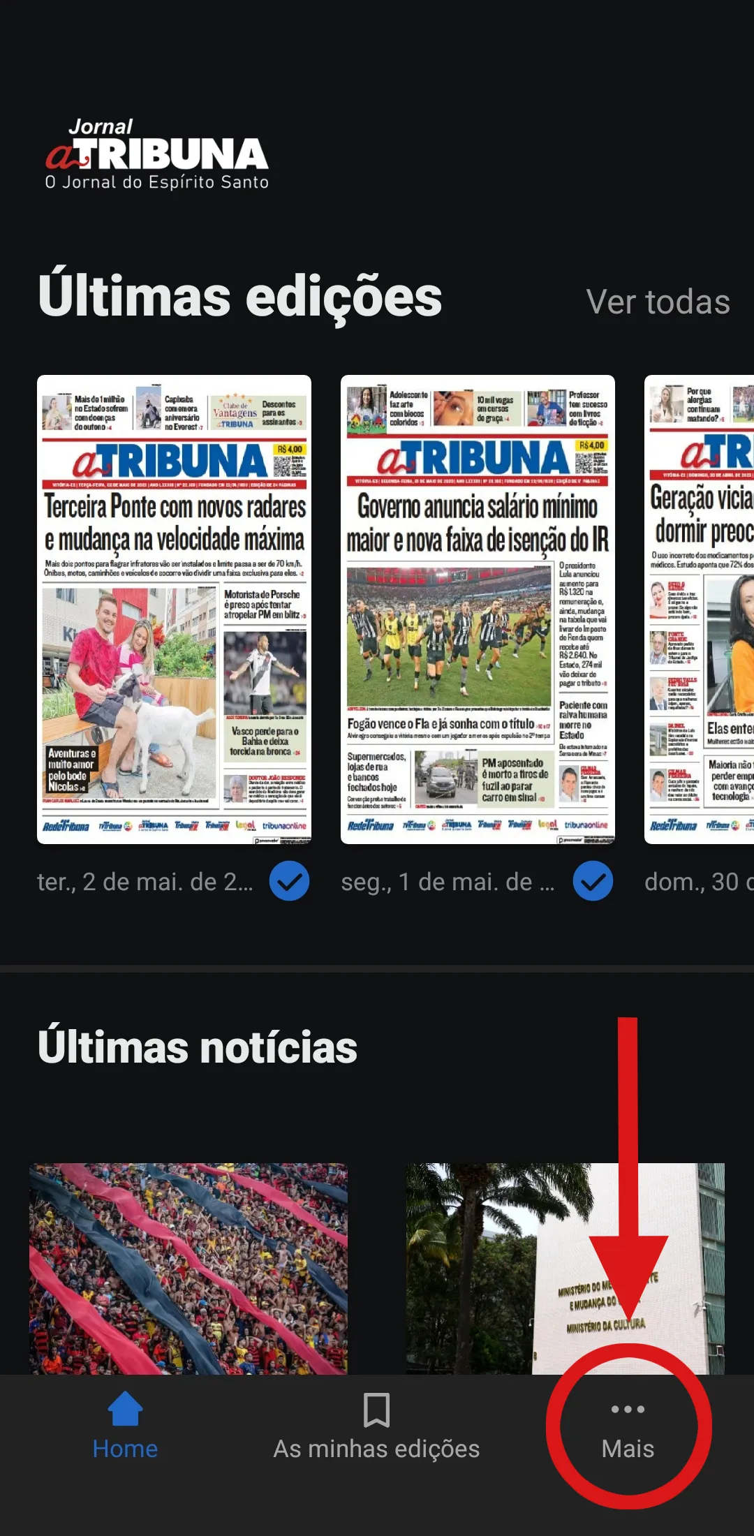 Imagem ilustrativa da imagem Leitores aprovam novo aplicativo de A Tribuna