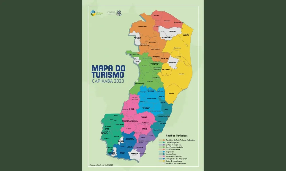 Imagem ilustrativa da imagem 70 municípios do ES no Mapa do Turismo Brasileiro