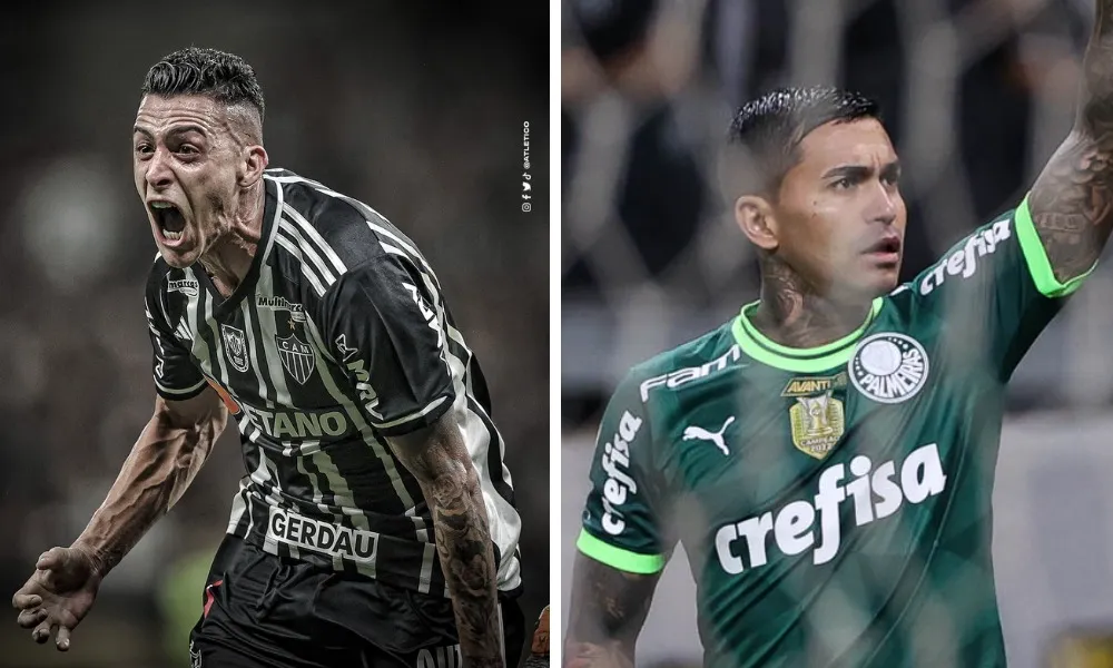 Imagem ilustrativa da imagem Palmeiras e Atlético-MG empatam com golaços no Mineirão