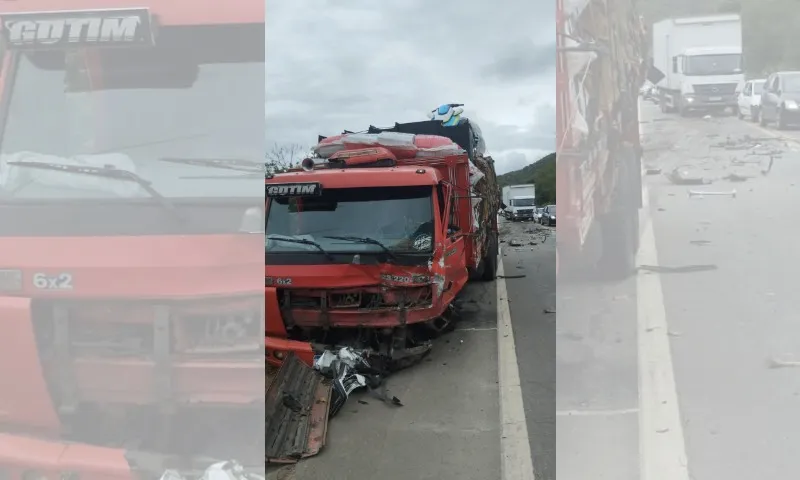 Imagem ilustrativa da imagem Acidente entre carro e caminhão deixa uma pessoa morta na BR-259 no ES