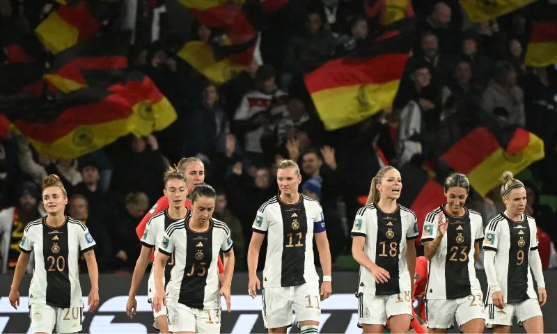 Imagem ilustrativa da imagem Alemanha goleia Marrocos e impressiona na Copa 2023