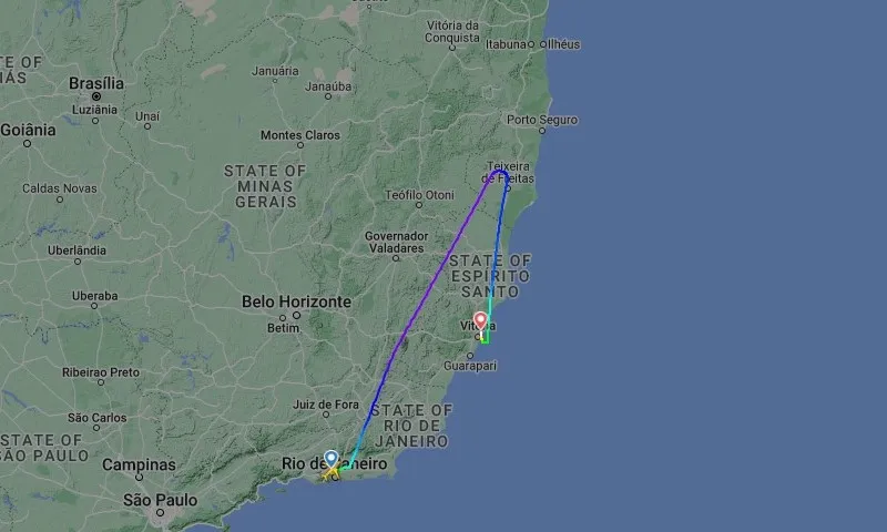 Imagem ilustrativa da imagem Avião apresenta falha, desvia rota e faz pouso forçado no Aeroporto de Vitória