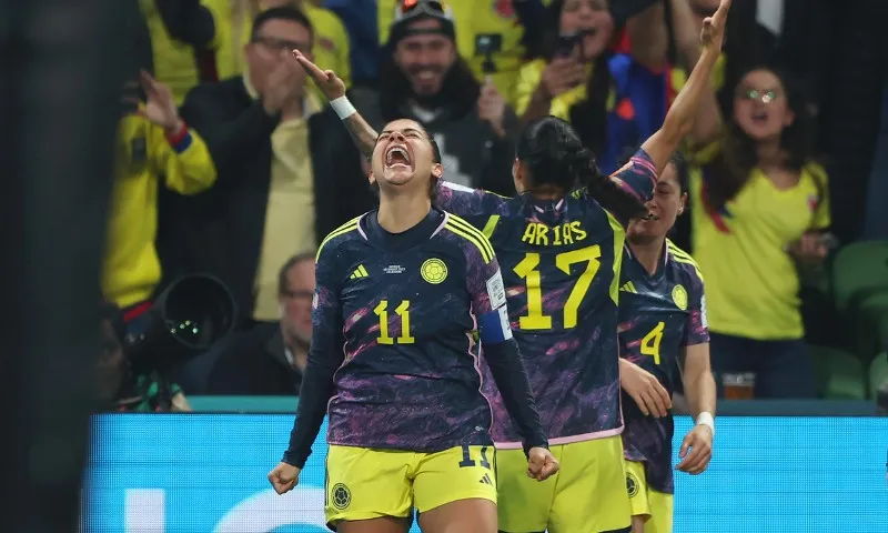 Imagem ilustrativa da imagem Colômbia avança para as quartas de final após derrotar a Jamaica
