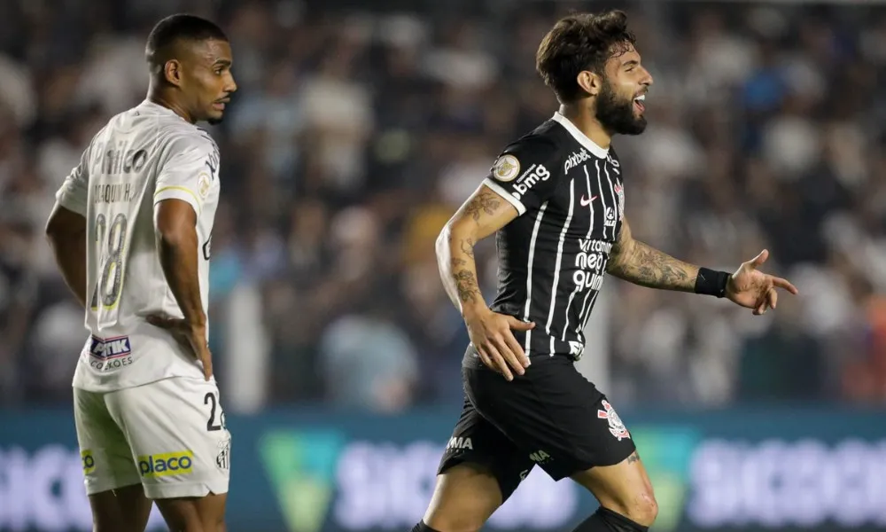 Imagem ilustrativa da imagem Corinthians espanta fantasma e vence Santos na Vila