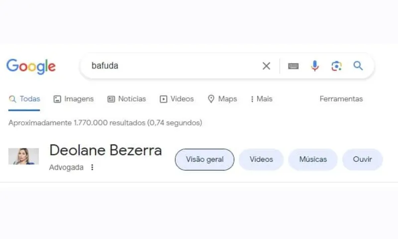 Imagem ilustrativa da imagem Deolane vence na Justiça contra Google por termo "bafuda"