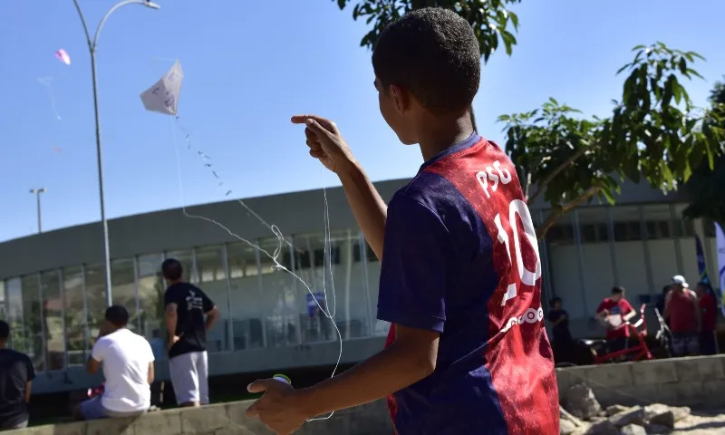 Imagem ilustrativa da imagem Diversão com “revoada” de pipas em Vila Velha