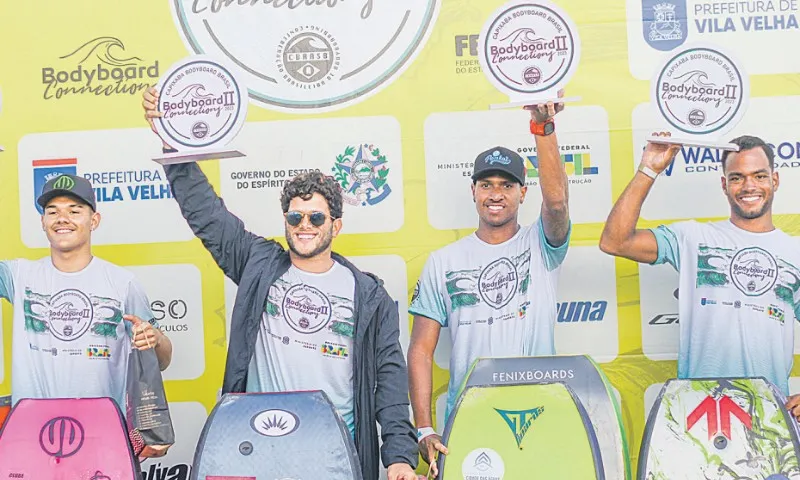 Imagem ilustrativa da imagem Festival de campeões no Circuito brasileiro de bodyboarding