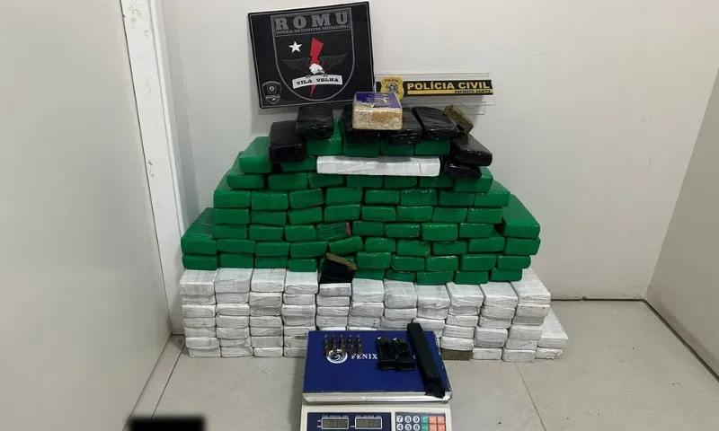 Imagem ilustrativa da imagem Foragido da Justiça é preso com 151 tabletes de drogas em Vila Velha