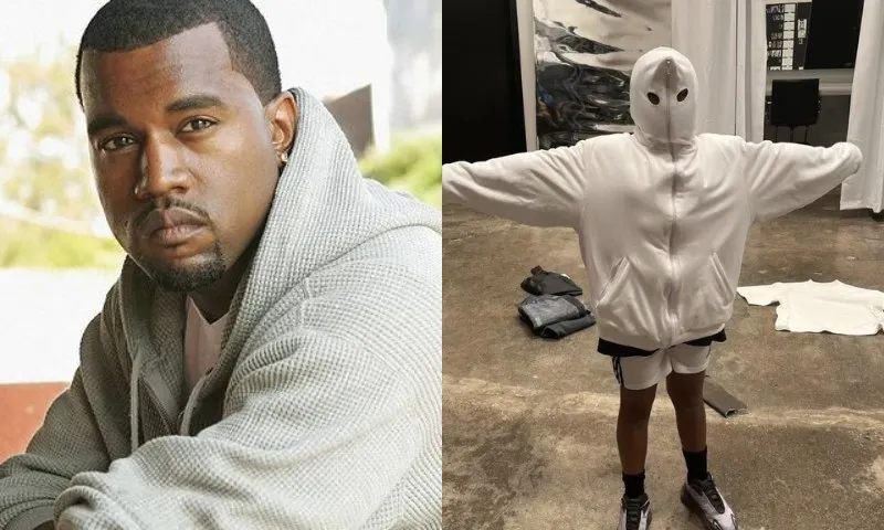 Imagem ilustrativa da imagem Kanye West é criticado por vestir filha com roupas que lembram Ku Klux Klan