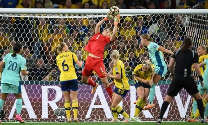 Imagem ilustrativa da imagem Suécia domina Austrália e garante terceiro lugar da Copa do Mundo