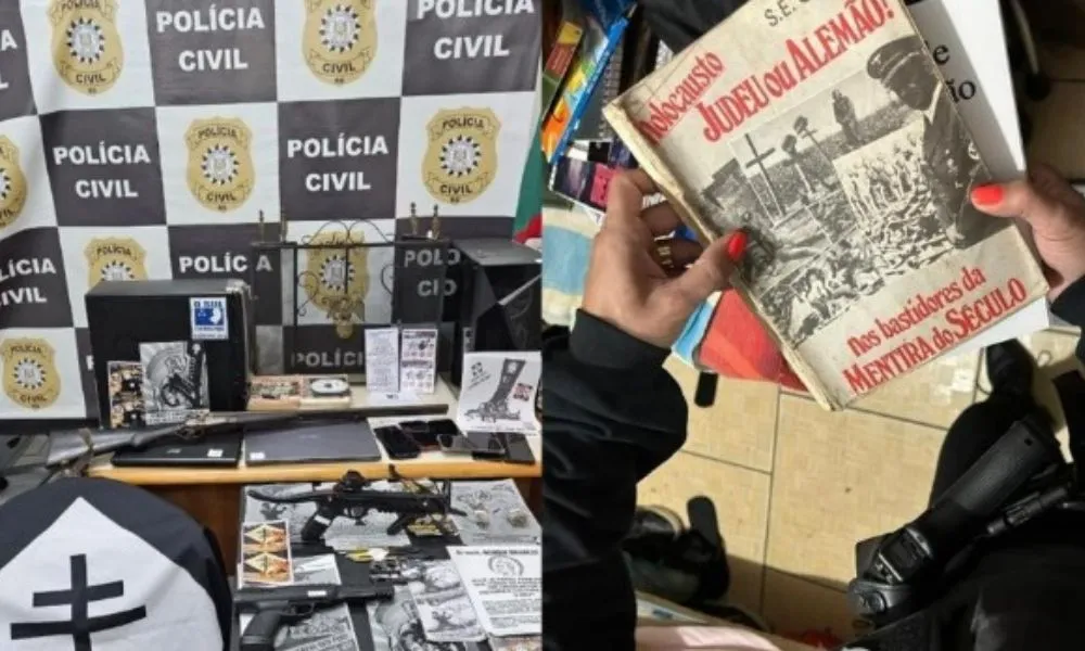 Imagem ilustrativa da imagem Três pessoas são detidas por crime de ódio e apologia ao nazismo no RS