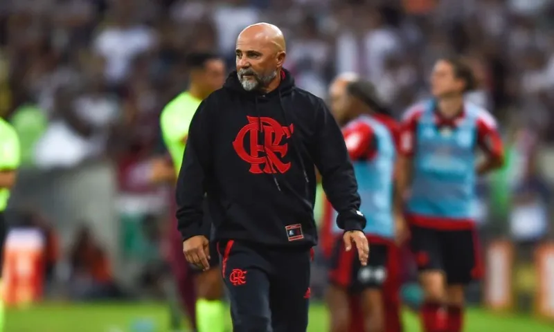 Imagem ilustrativa da imagem VÍDEO | Fla divulga discurso de Sampaoli sobre 'sangue na boca' visando final