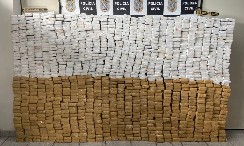 Imagem ilustrativa da imagem Polícia apreende 1 tonelada de maconha dentro de casa em Guarapari