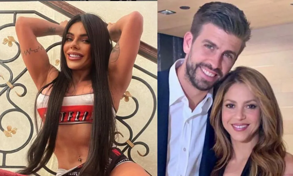 Imagem ilustrativa da imagem Miss Bumbum revela que recebeu nudes de Piqué quando ele estava com Shakira