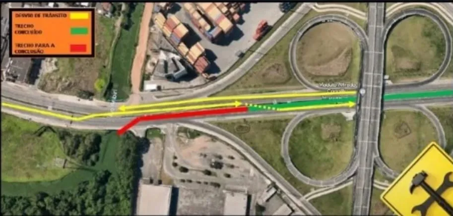 Imagem ilustrativa da imagem Trecho da Lindenberg vai ser fechado nesta segunda. Veja como fica o trânsito