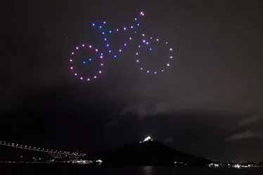 Imagem ilustrativa da imagem "+ Vida", bicicleta, Transcol... o show dos drones no céu capixaba