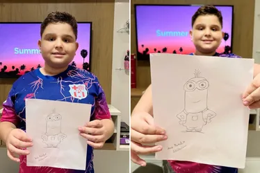 Imagem ilustrativa da imagem Advogado do ES viraliza após comprar desenho de sobrinho com autismo