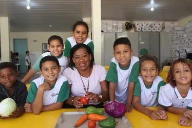 Imagem ilustrativa da imagem Alunos disputam prêmio com horta sustentável