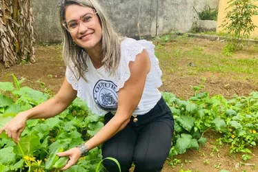 Imagem ilustrativa da imagem Alunos disputam prêmio com horta sustentável