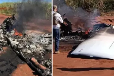 Imagem ilustrativa da imagem Avião é perseguido pela FAB e piloto incendeia aeronave após pouso forçado