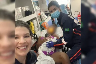 Imagem ilustrativa da imagem Bebê "não espera chegar" ao hospital e nasce em ambulância no ES