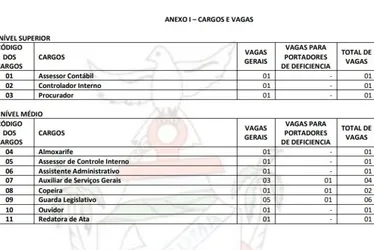 Imagem ilustrativa da imagem Câmara Municipal de Itapissuma abre concurso público para 20 cargos