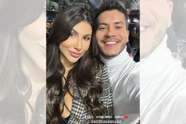 Imagem ilustrativa da imagem Capixaba posta foto em clima de romance com Arthur Aguiar