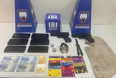 Imagem ilustrativa da imagem Cinco pessoas detidas e mais de R$ 8 mil apreendidos pela polícia em Guarapari