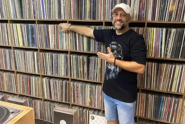 Imagem ilustrativa da imagem Colecionador tem até disco raro achado no lixo