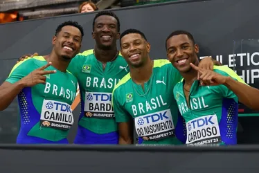 Imagem ilustrativa da imagem Com Paulo André, revezamento do Brasil vai à final do Mundial de Atletismo