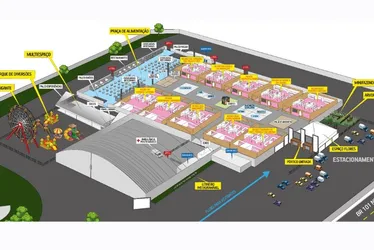 Imagem ilustrativa da imagem Conheça a estrutura da Feira dos Municípios 2023