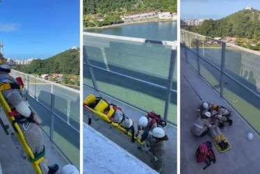 Imagem ilustrativa da imagem Conheça o plano para resgate de ciclistas na Terceira Ponte