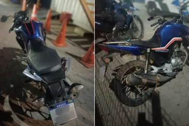 Imagem ilustrativa da imagem Entregador de pizza é preso com moto adulterada em Vila Velha