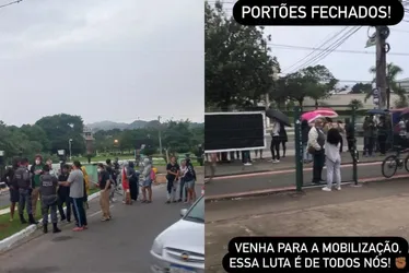 Imagem ilustrativa da imagem Estudantes bloqueiam acesso à Ufes em protesto contra mudanças no RU
