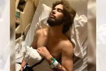 Imagem ilustrativa da imagem FOTO | Lutador de 20 anos posta foto do pulmão após uso de vape