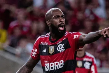 Imagem ilustrativa da imagem Flamengo marca no fim e vence Coritiba com golaço de Gerson em grande jogo
